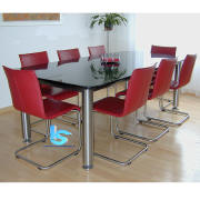 sch�ner grosser Granit Esstisch Granitplatte poliert